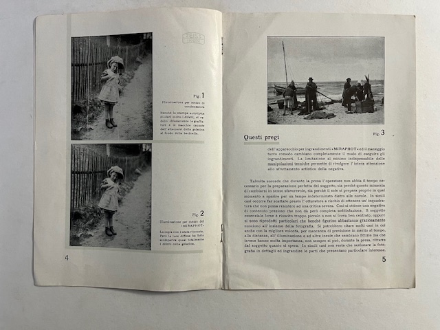 Zeiss Ikon Miraphot. Apparecchi per ingrandimenti con messa a fuoco automatica (brochure pubblicitaria)